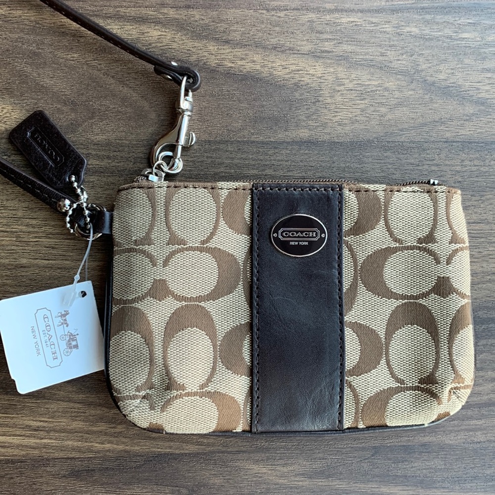 Coach Mini Monogram Clutch
